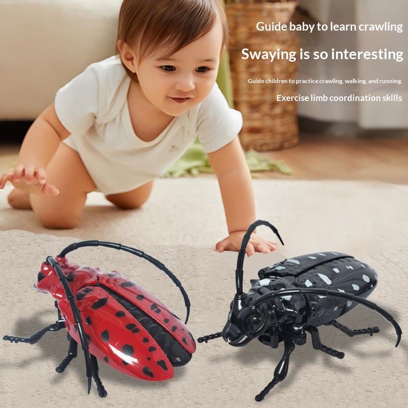 3Pcs Set Wind Up Insect Toys Fun Clockwork Prank Fidget Gadgets Easy Operation for Toddlers Preschoolers Casual Play