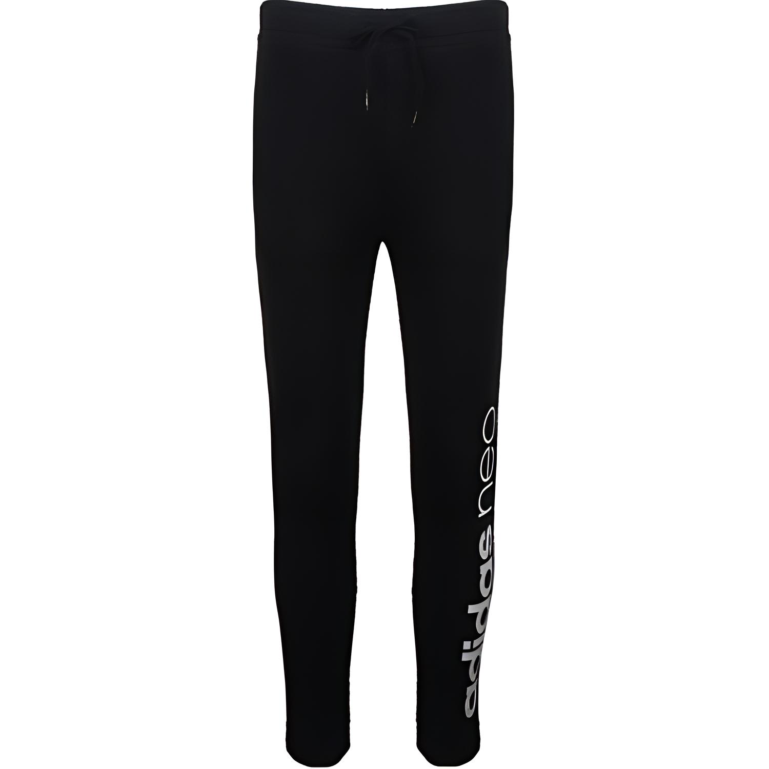

Adidas Neo M Ce Aneo Fl Tp Lifestyle Series Lace-Up Comfortable Brand Logo Knitted Sports Pants Men Pants Black CE3512 M