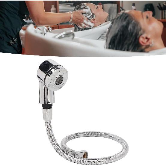 Sprayer Head and Sprayer Head and Hose Shampoo Bed Faucet Kit with 70cm Hose for Shampoo Bowl, Hose Shampoo Basin Sink Replacement Part for Salon,