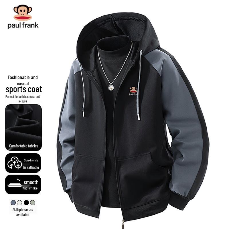 

Paul Frank Men s Hooded Windproof Casual Jacket 2XL