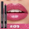 Rossetto perlescente al diamante, impermeabile, a lunga tenuta, antiaderente, opaco, vellutato, lucido, labbra rosse sexy, cosmetici per il trucco