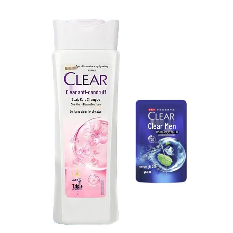Clear Cherry Blossom Anti-Dandruff Shampoo Set