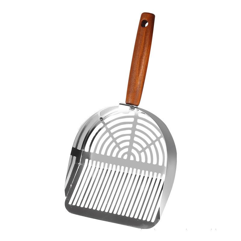 Large Stainless Steel Cat Litter Scoop - Durable Pet Cleaning Tool