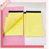 A5 Colorful Ruled Notepad, 50 Sheets Tear-Off Memo Pad