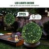 Artificial Topiaries Boxwood Trees, 20” Tall (2 Pieces), Ball-Shape Faux Topiaries Plant, All-year Green Feaux Plant Decorative Balls for Backyard,