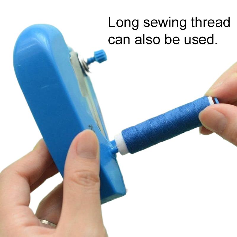 1PC Portable Mini Handheld Sewing Machine Lightweight Home Use & Travel Embroidery Tool Mend Clothes Practical Sewing Tools TMZ
