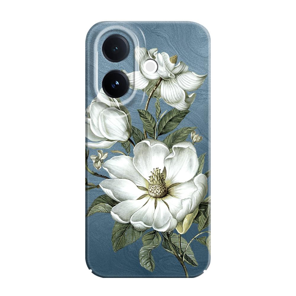 Gorgeous Magnolia Phone Case For VIVO V60 V50 V40 Lite V27 V25 V23 V23E V20 Pro 4G 5G Film Hard Cover