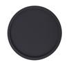 Silicone Cup Coaster Round Black 10Cm Thick Non-Slip Heat Resistant Cup Bowl Placemat Waterproof Silicone Pad for Home Bar