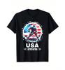 USA Hockey 2026 Flag Team T-Shirt Vintage Graphic Tee T-Shirt Gildan 5000