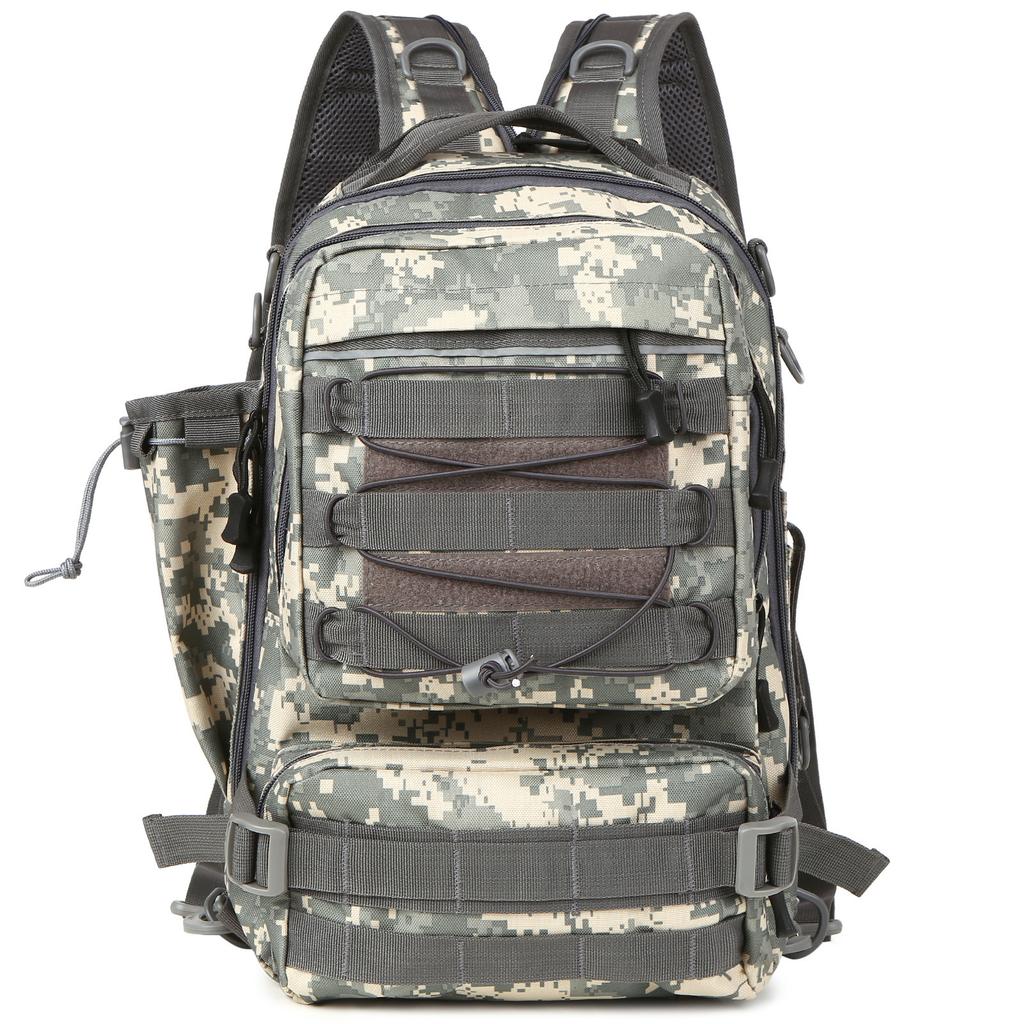 Fishing Tackle Backpack with 4 Trays Storage Bag Outdoor Shoulder Backpack Water-Resistant Fishing Gear Bags with 4 Tackle Box Fishing Gear Bag
