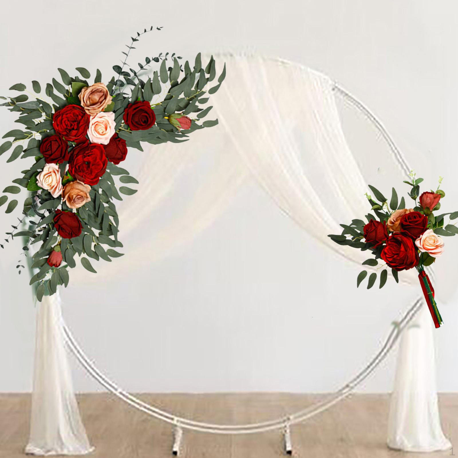 

2 шт. искусственный цветок гирлянда цветочный фон центральный элемент гирлянда приветственный знак декор свадебная арка