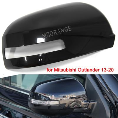 Car Rear View Mirror Cover Trim for Mitsubishi Outlander 2013 2014 2015 2016 2017 2018   Side Mirror Shell Cap