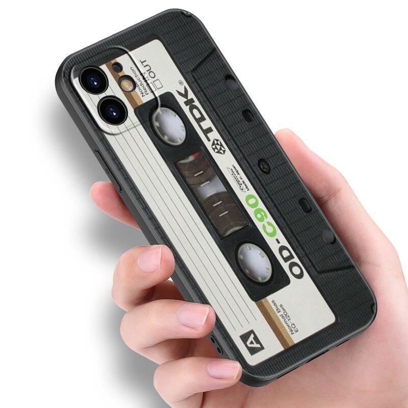 

Винтажный чехол с кассетой в стиле ретро для Apple iPhone 14 13 12 Mini 11 Pro Max 7 8 XR X XS 7 8 Plus SE 2020 2022, чехол iPhone 14