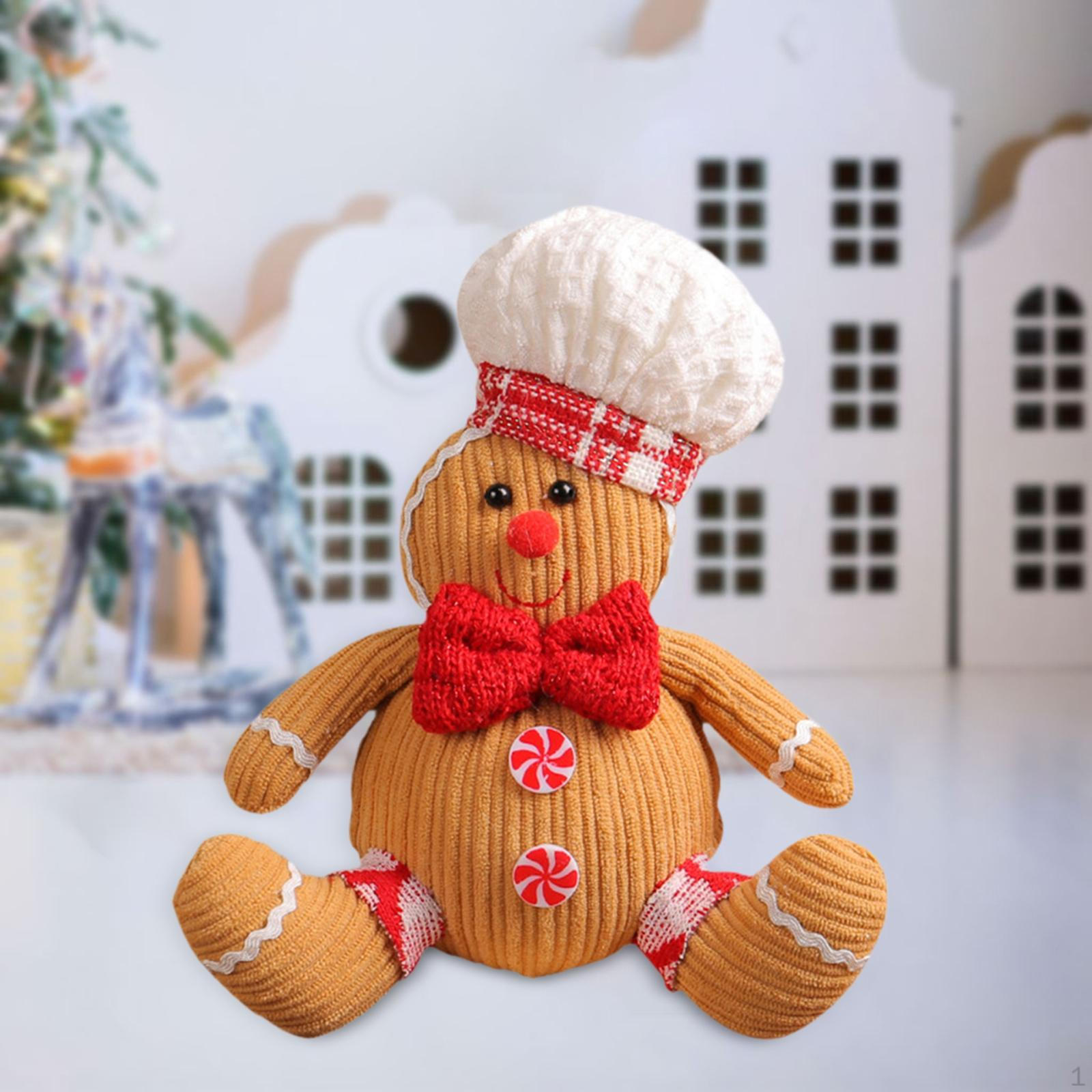 

Пряничное рождественское украшение кукольное украшение рождественская елка для магазина оконных столиков