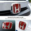 1pcs 3D H Custom Badge Decal for Honda Civic VEZEL CRV City Accord Fit Odyssey Car Hood Front Grill Rear Trunk H Logo Sticker