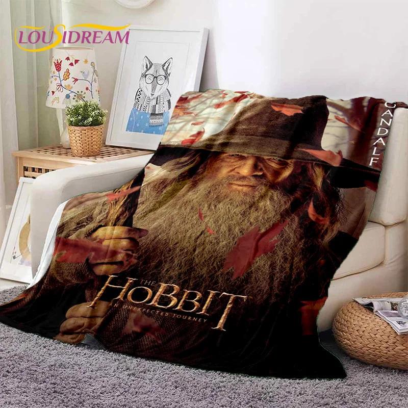 L-Lord of The Rings H-Hobbit Movie Soft Flannel Blanket for Beds Bedroom Sofa Picnic,Throw Blanket for Outdoor Leisure Nap Gift