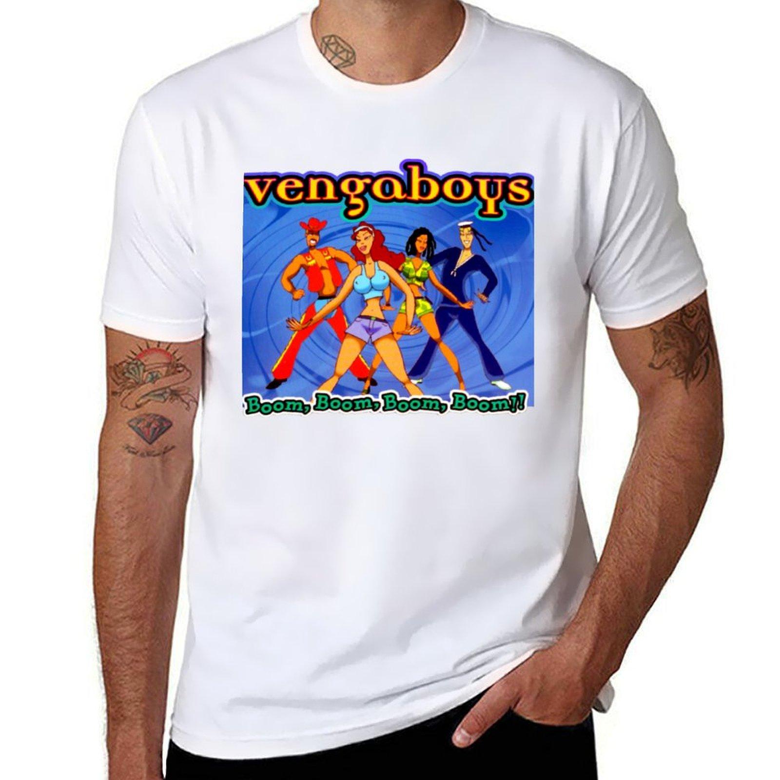 

Eurodance tour pop vengaboys band Boom Boom Boom T-Shirt man t shirt heavy cotton t shirt for man T-Shirt 4XL