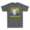 Cocktail Let The Evening Begin Vintage Funny Drinking Lovers Gift Unisexs Tshirt