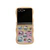 Hello KT Cat Folding Protective Case with Lanyard for Samsung Galaxy Z Flip Series