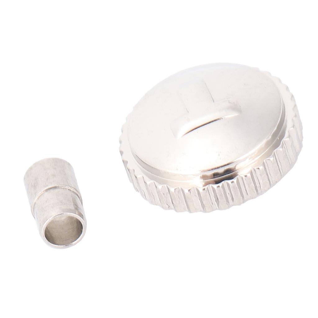 Watch Crown Spare Parts Alloy T41 Watch Head Repair Parts Replacement Accessories Silver