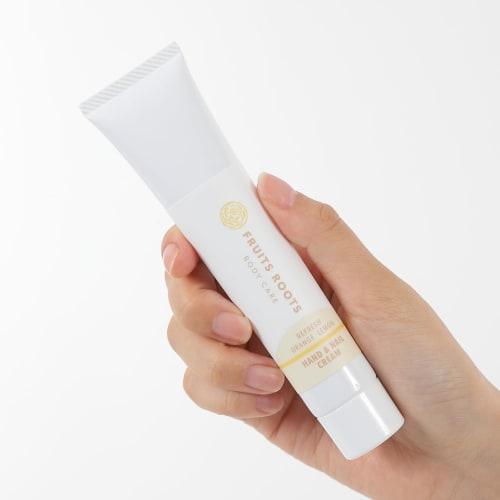 Fruit Roots Refresh Hand & Nail Cream, 50ml, Orange and Lemon Scent, Hand & Body Care, FRUITSROOTS
