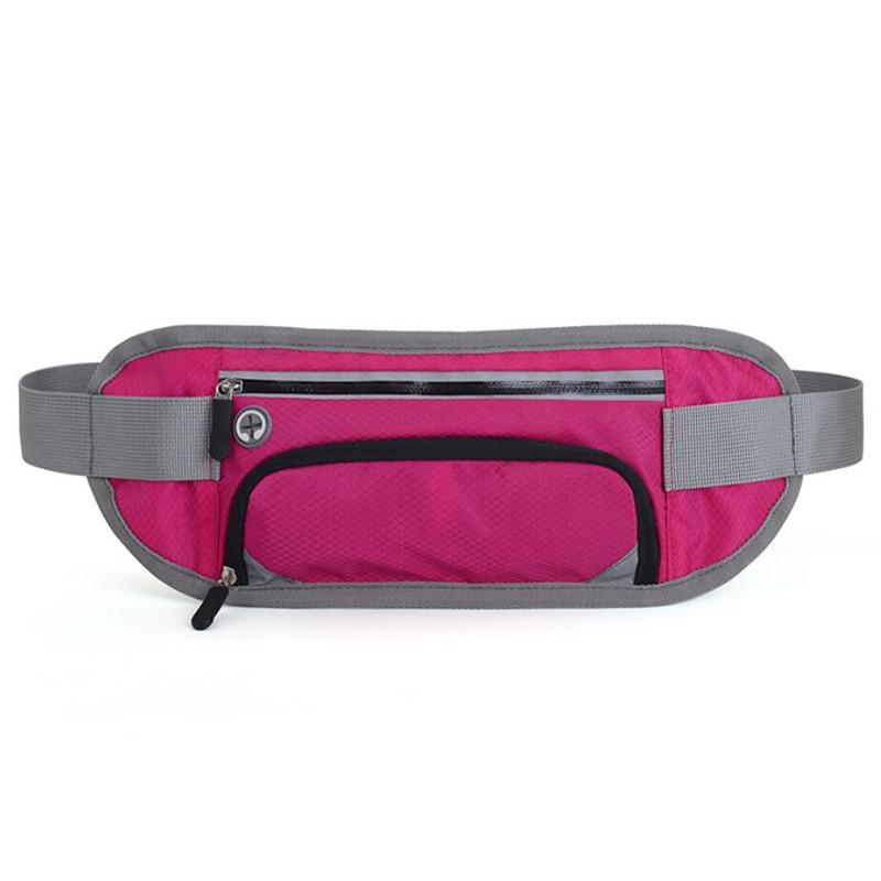 

Sport Waist Bag Women Fanny Pack Red Black Outdoor Running Riding Marathon Multifunction Hidden Kettle Phone Money Belt Bags Men