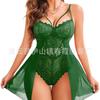 New One-piece Mesh Lace Pure Desire Slim Peach Hip Suspender One-piece Tight Lingerie Pajamas