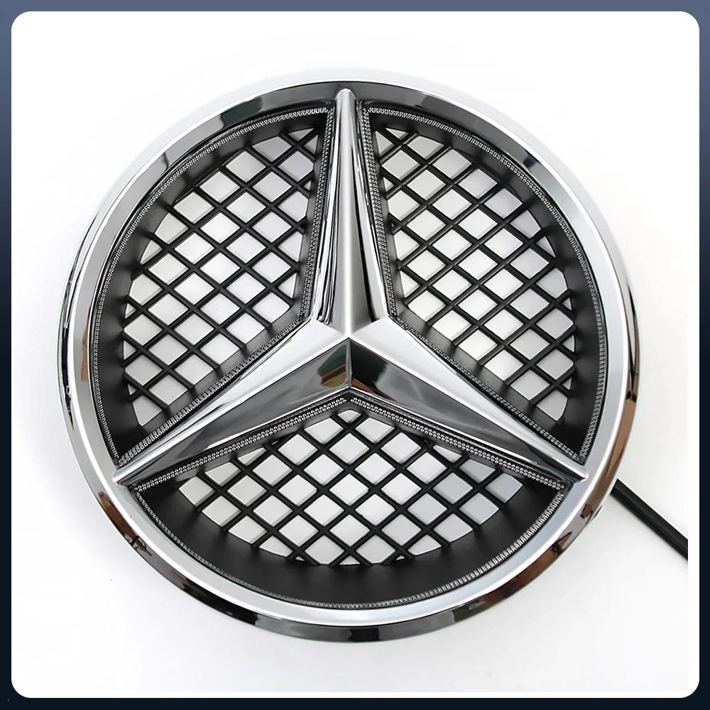 Auto Frontgrill beleuchtetes Logo Stern LED Emblem Licht Abzeichen für Mercedes Benz W245 W204 X204 2008-2014