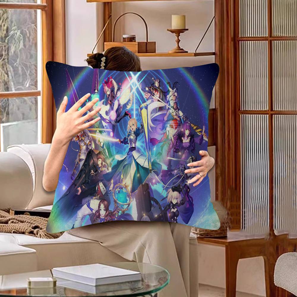 FateGrand Order Saber Anime Personalized Pillow Cover Kids Bedroom Wild Party Decor Pillowcase Kid Birthday Shower Gift