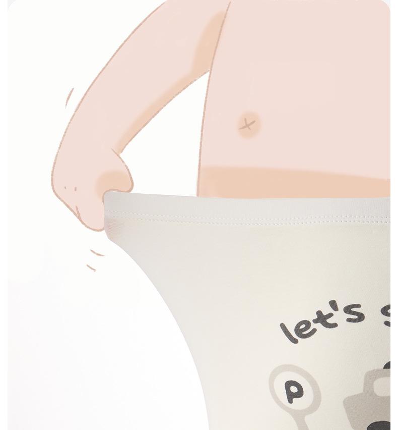 Silke Antibakteriell Gutter Ren Bomull Boksershorts for Barn