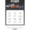 1/24 McLaren Senna Spray Sports Car Model Simulation Sound and Light Car Model Ornament Boy Gift Halloween Toys