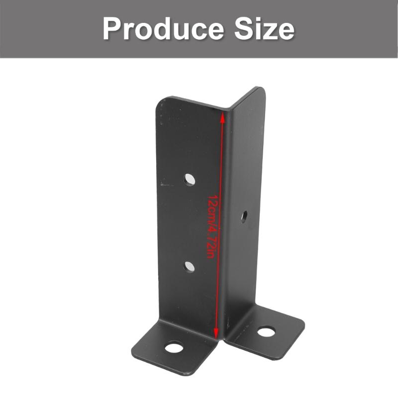 Verstellbare Terrassenpfostenanker Basiswinkel Tragbar Robust Verstärktes Zubehör für Sichere Terrassenstrukturstütze