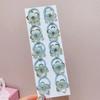 10pcs Durable Floral Elastic Hair Ropes High Elasticity Braiding Elastic Rubber Bands  Leisure