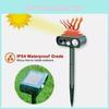 Rechargeable Solar Powered Rodent And Bug Repeller Stylish Green Design For Outdoor Use