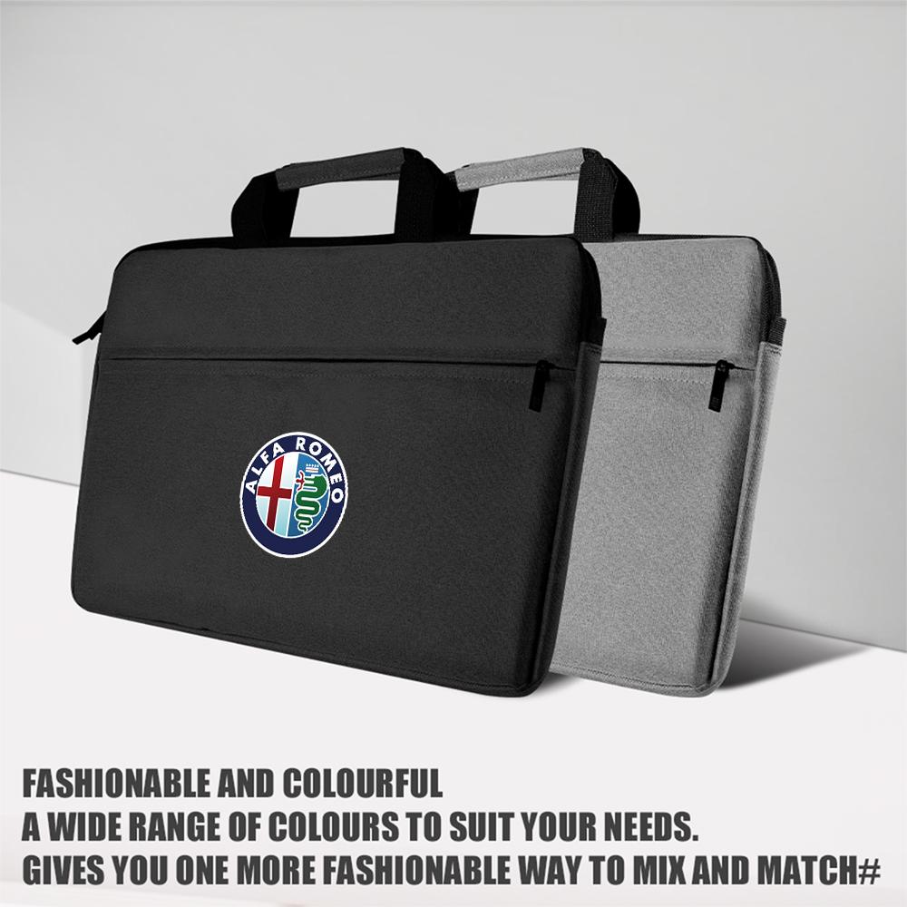 YYCE3 16 Inch Laptop Tas Sleeve Hoes Schouder Handtas Notebook Pouch Aktetassen Voor Alfa Romeo Giulia Sportiva MiTo Giulietta 156 159