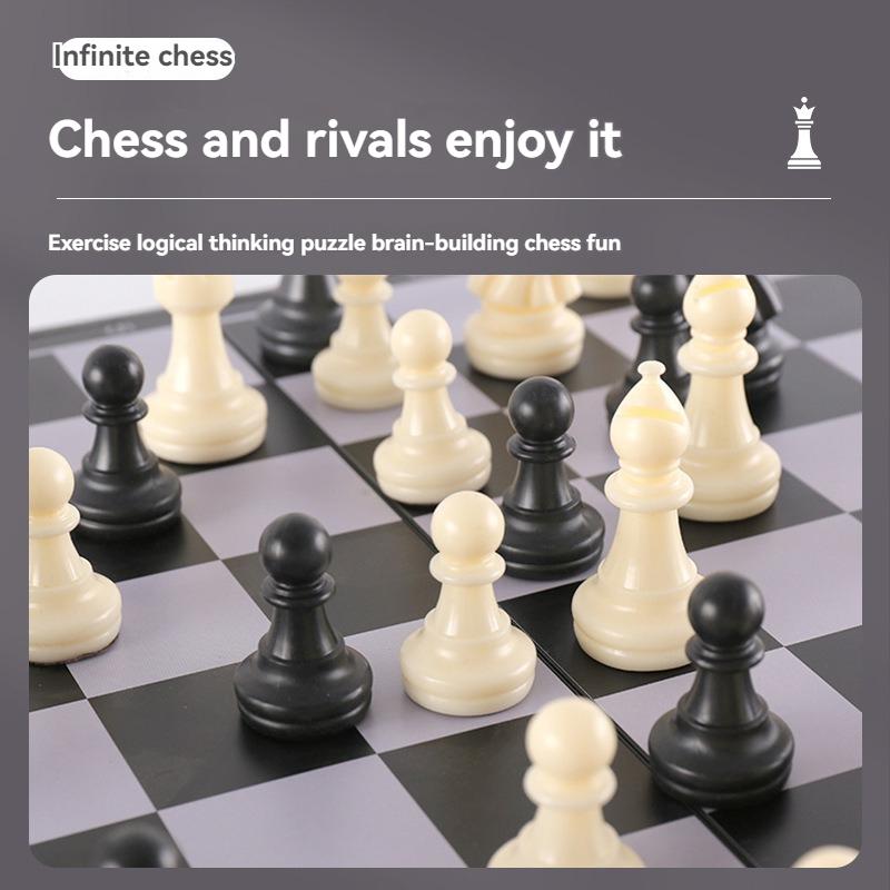 Magnetic Chess Folding Portable Storage Magnetic Attraction Children's Parent Child Entertainment Competition Training