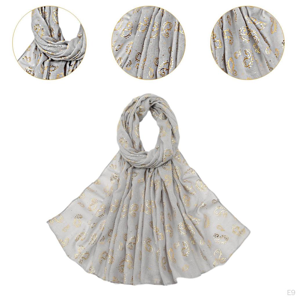 Modischer Schal für Damen Bequem Lang Bedruckt Outdoor-Aktivitäten