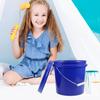 ARTIBETTER Plastic Paint Bucket with Handle and Lid Round Storage Container for Paint Multi-Purpose Use Portable Design for Outdoor Activities