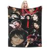 G-Gerard Way MCR Soft Blanket  Novelty Travel Office Throw Blanket Couch Chair Flannel Bedspread Sofa Bed Cover