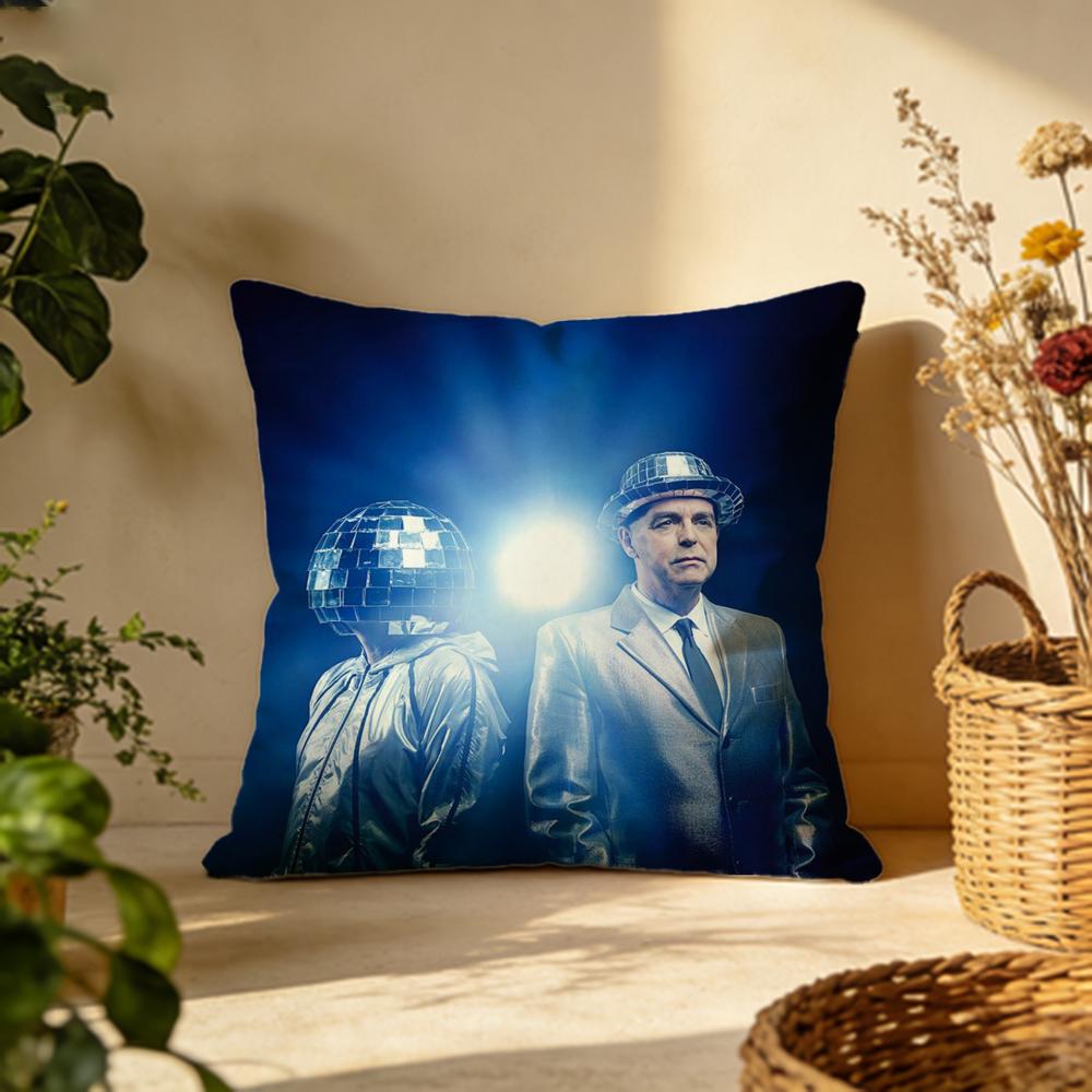 Fashion PPet Shop Boysable Cushion Cover Versatile DoubleSided Pillow Case Fit for Sofa Bed Car  Daily Decor