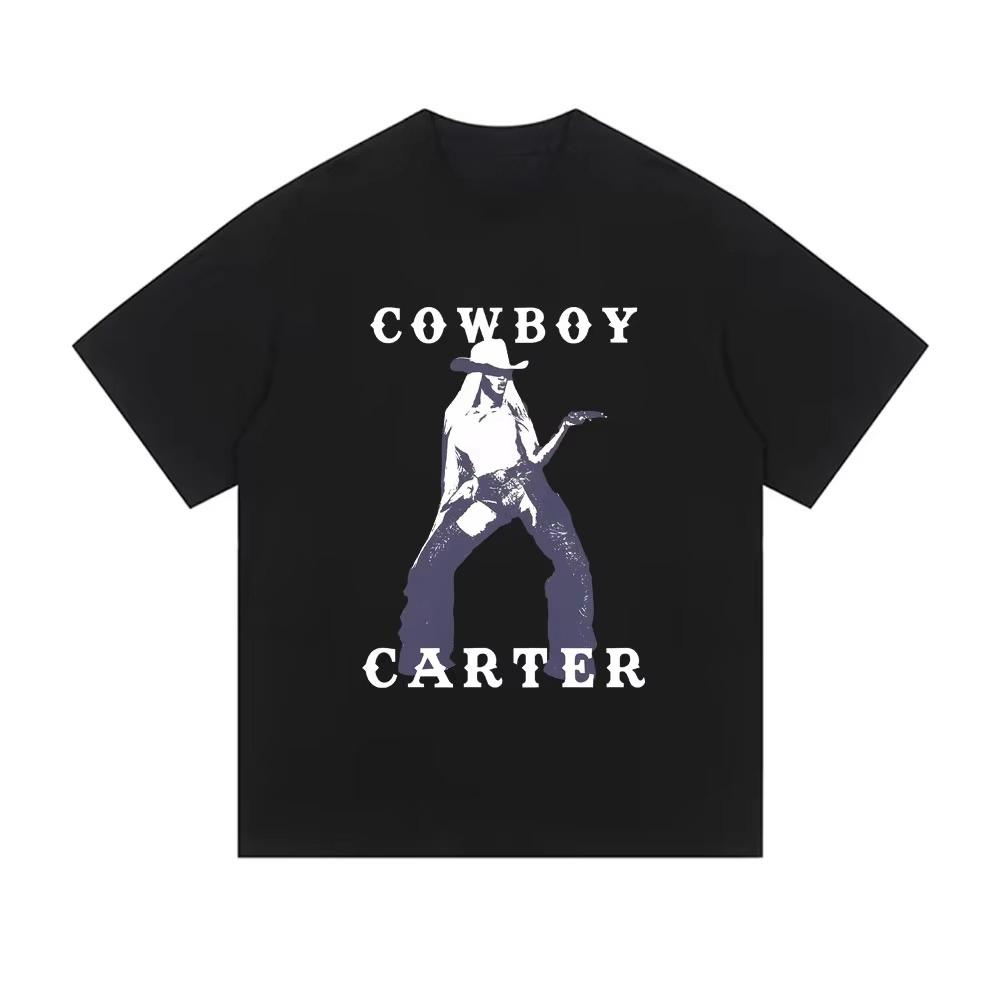 Beyonce Cowboy Carter New Album Graphic Tshirt MaleSoft Pure CottonMen Womens Fashion Pop Music 2026 Summer Shortsleeved Top