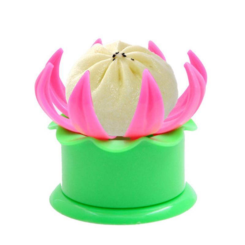 Stampo per Baozi Cinesi Colore Casuale Stampo per Panini Ripieni al Vapore Maker Shaper Dim Sum