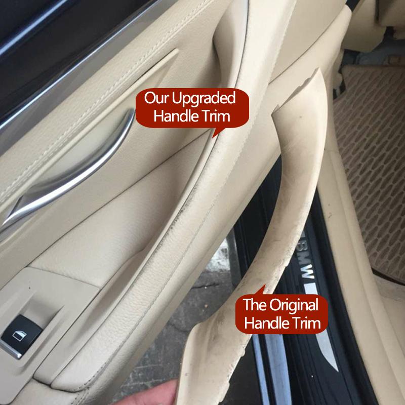 Qualidade Interior Painel de Apoio de Braço da Porta Dianteira Acabamento Puxador Conjunto Substituição Para BMW Série 5 F10 F11 F18 520i 523i 525i 528i 535i