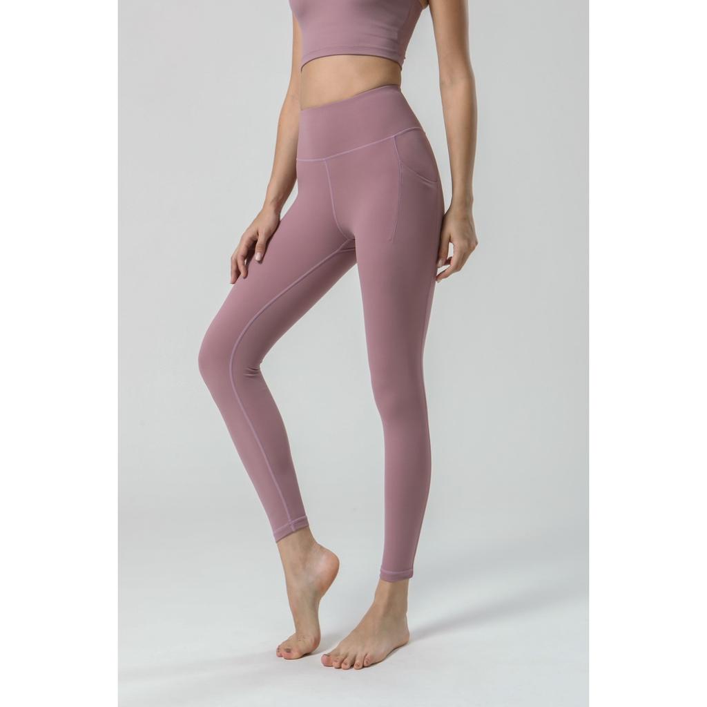 Women's High Waist Yoga Leggings with Pockets Naked Feeling Slim Fit Workout Pants