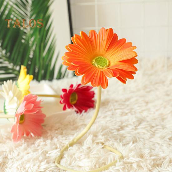 Künstliche Blume, lichtbeständig, Dekoration, Kunstleder, toller einzelner Zweig, für Zuhause, Party, Garten, Dekoration, Gerbera, künstliche Blume, Haushaltsbedarf