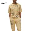 Jordan Drop Shoulder Sleeve T-Shirt Men's Khaki DQ7363-252