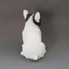 Simulated Black & White French Bulldog Resin Figurine Ornaments Home Room Decoration Dog Puppy Animal Statue Cute Birthday Gifts