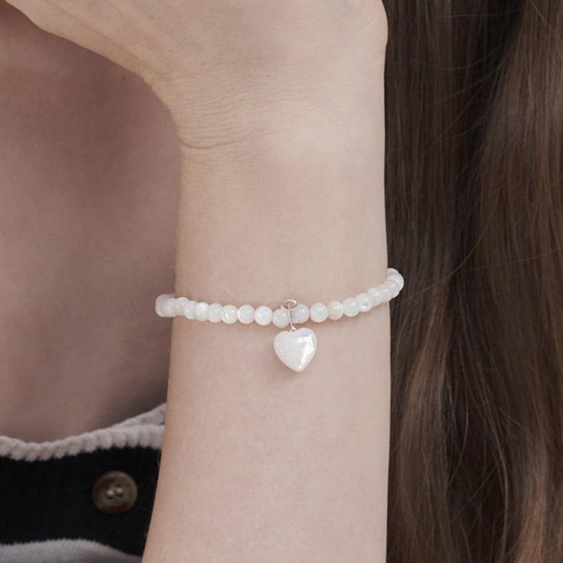 MIAF 925 SILVER Mother-of-Pearl Bonbon Bracelet MF054B