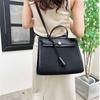 New PU Briefcase Small Square Bag Large Capacity Bag Shoulder Bag