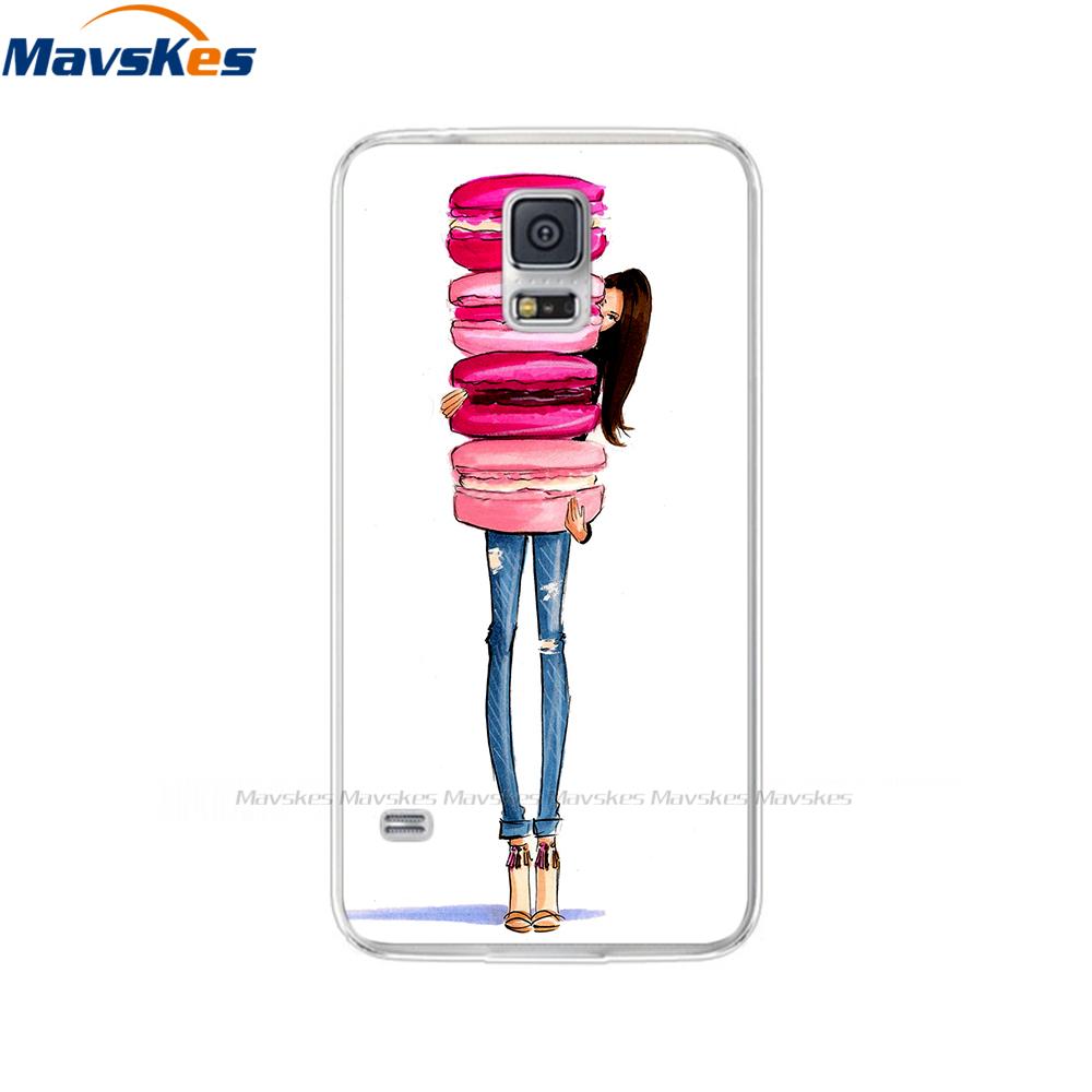Cover Carina Per Samsung S5 Custodia Morbida Silicone TPU Cover Posteriore Custodie Per Telefono Per Samsung Galaxy S 5 GalaxyS5 S5 Mini S5mini coque
